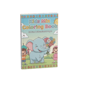 ⭐ “kids mix coloring book – 30 fun & educational pages”